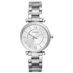 Carlie Three-Hand Stainless Steel - The watch addicts