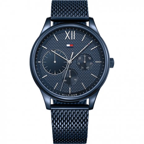 TOMMY HILFIGER Relogios Damon IP Mesh Azul - The watch addicts